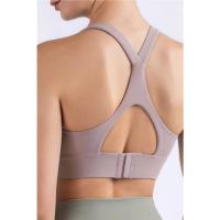 Racing Back Sports Ropa deportiva Hebilla trasera ajustable Sujetador de yoga de alto soporte - details 3