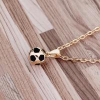 Nuevo Hip Hop hombres Hippie hombre deportes moda collar fútbol colgante collar cadena de aleación balón de fútbol collar joyería regalo - details 8