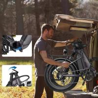 FAFREES FF20 Polar Bicicleta Eléctrica, SHIMANO de 7 velocidades, frenos de disco mecánicos, pantalla LCD en color, motor de 860W, batería de 48V 20.8AH, suspensión delantera, alcance de 96-115km, neumático inflable de 20*4,0 pulgadas, azul - details 9