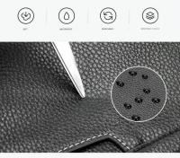 Bolsa de Suafte para Hombres Diseño de Monedero de Tarjeta de Cuero PU con Característica de Cremallera Bolsa de Mano con Correa Ideal para Teléfono y iPad - details 17
