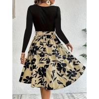 Midi Ds de manga larga para mujer, ropa elegante de moda coreana, elegante, Kpop, diseñador curvo, nuevo en X - details 8