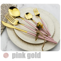 Juego de Vajilla de Acero Inoxidable de 16 Piezas Cuchillos, Tenedores, Cucharas de Postre Verde Menta Set de Cocina para el Hogar - details 6