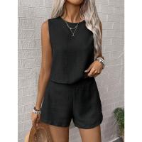Conjunto de Verano 2025 para Mujer Top Sin Mangas y Shorts Cortos Estilo Casual y Deportivo - details 21