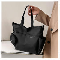Bolso Cruzado De Hombro Para Mujer En Lona Japonesa Tote Mensajero Estilo Fashion Con Cierre De Cremallera Bolso De Mano Para Estudiantes - details 12