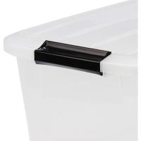 Cajas de Almacenamiento de Plata de 45L con Tapas Duraderas, Apilables para Dormitorio, Armario, Oficina Organizadora de Ropa y Zapatos - details 19