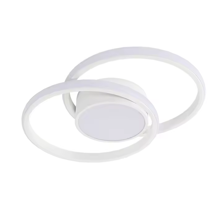 Plafón de Techo LED Blanco 40W GOECO, Aluminio, 3000-6500K, Regulable con Control Remoto, Iluminación Interior - 1