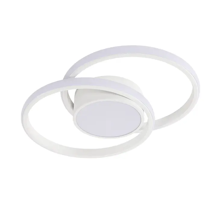 Plafón de Techo LED Blanco 40W GOECO, Aluminio, 3000-6500K, Regulable con Control Remoto, Iluminación Interior - 1
