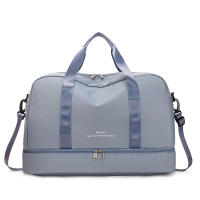 Bolsa de viaje de color sólido para mujer, bolsa de viaje de gran capacidad para el fin de semana, bolsa de gimnasio deportiva, bolsa atlética, bolsa de viaje para mujeres y niñas, día de San Valentín, regalo - details 3