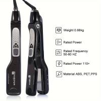 Plancha de vapor para el pelo, plancha de vapor profesional para salón, plancha de vapor iónica para alisar 2 en 1 y - details 6