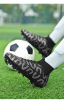 Botas de fútbol profesionales para hombres, zapatos de fútbol TF/FG para niños, tacos de tobillo alto, zapatillas de fútbol de hierba, zapatos de entrenamiento de Futsal - details 13