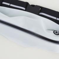 Riñonera de nailon para correr, riñonera deportiva ajustable reflectante con cremallera, riñoneras impermeables para correr, corredores atléticos - details 7