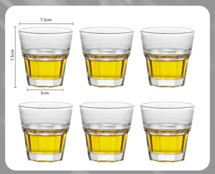 Juego de copas de vino con grabado de whisky, 6 uds., para fiesta, hogar, Bar, licor - 1