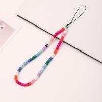 Cordón de teléfono con cuentas hecho a mano, correa de muñeca con cuentas, cadena de teléfono con perlas, eslinga antipérdida colorida, accesorios para teléfono móvil - details 14