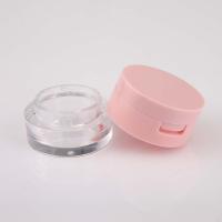 Mini tarro de polvo suelto ligero, contenedor de cosméticos portátil de plástico, espejo con tamiz, estuche vacío para polvo para mujer - details 1