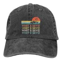 Moda What A Save Vintage Retro Rocket Soccer Car League Gorra de béisbol Sombreros de algodón Gorras de vaquero Unisex - details 6