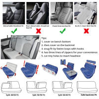 AUTOYOUTH-Conjunto de bordado Universal para la mayoría de coches, cubiertas con detalle de pista de neumáticos, Protector de asiento de coche con estilo - details 7
