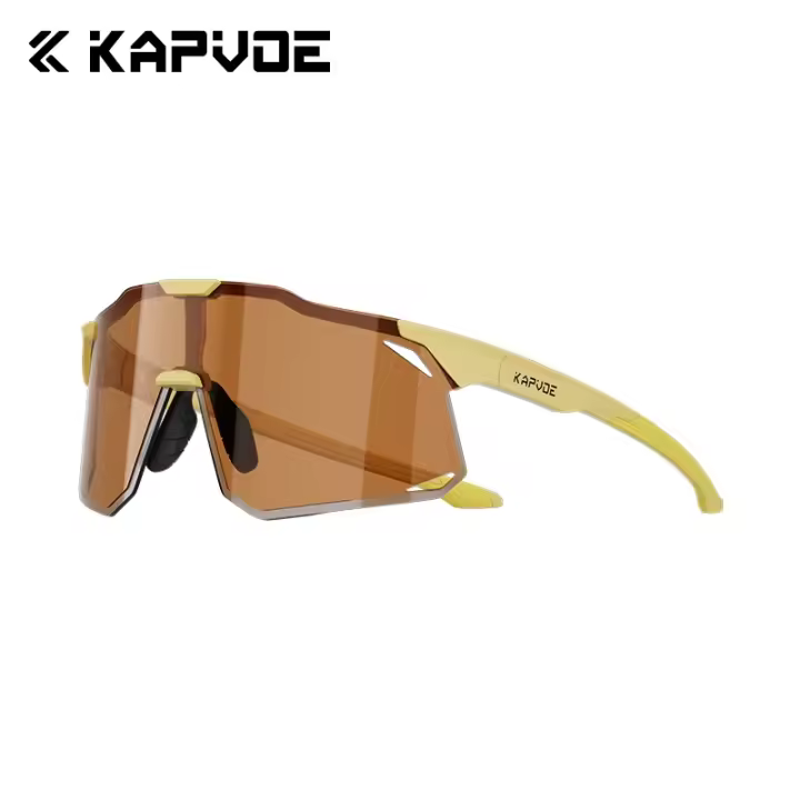 Gafas de Sol KAPVOE UV400 Lente Ultra Clara Padilla Ajustable Ligera Para Ciclistas y Corredores - 1
