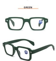 Gafas cuadradas de plástico para ordenador de lectura para mujer, luz azul, presbicia+1,0+1,5+2,0 - details 10