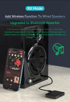 -Adaptador de Audio 2 en 1 con Bluetooth 5,4, receptor transmisor, reproducción de disco en U + tarjeta TF, reproducción de sonido estéreo sin pérdidas, calidad de sonido, micrófono MP3 - details 5