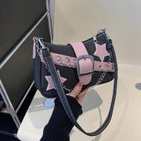 Bolso casual Y2k Bolso de axila Bolso de mano Cadena Bolso de hombro de estilo coreano Patrón de estrella Bolso de mano de mezclilla Viaje - details 4