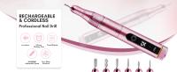 Taladro eléctrico inalámbrico para uñas, Kit de manicura profesional, recargable, 35000RPM - details 1