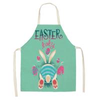 Delantal de lino con estampado Floral para adultos y niños, delantal de dibujos animados de plantas, accesorios de cocina para el hogar - details 18