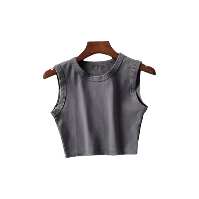 Chaleco deportivo para mujer Camisetas sin mangas cortas informales - 1