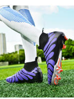 Alta parte superior transpirable zapatos de fútbol hierba artificial antideslizante zapatillas - details 24
