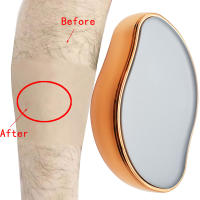 Cepillo De Baño Crystal Para Eliminar Pelo Físico Y Sin Dolor Reutilizable Y Fácil De Limpiar Herramienta De Belleza Para Depilación Epilador De Cepillo De Maquillaje - details 13