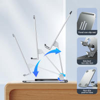 Soporte de tableta de aluminio para iPad Pro 11, 10th, 10,2, 7th, 8th, 9th Gen, Xiaomi Pad, Samsung Tab, soporte de tableta ultrafino plegable - details 3