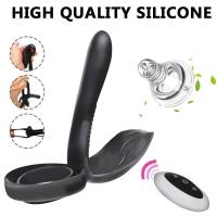 Empaque privado Sexy 10 Frecuencia Erección duradera Próstata Masaje vaginal Vibrador Pezones Estimulador de clítoris Anillo dual Vibrante - details 12