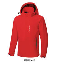 CHRLCK Chaqueta de Senderismo Impermeable A Prueba de Viento, Reflectante, Ideal para Acampar, Cazar, Correr, Trekking, Pesca - details 14