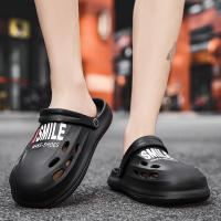 Zuecos de jardín para hombre, sandalias negras para exteriores, zapatillas de playa - details 21