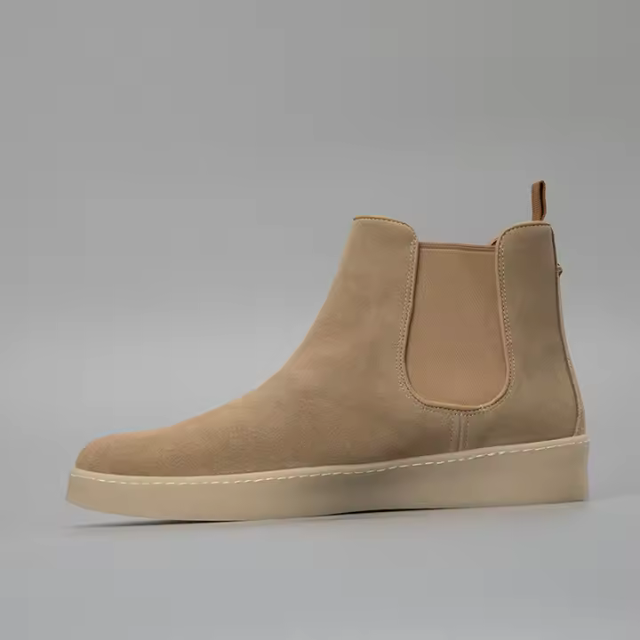 Botas de cuero de alta calidad, color sólido, estilo, casual - 1