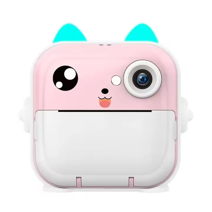 Cámara de impresión instantánea de 24MP con pegatinas incorporadas Impresión inalámbrica de fotos para móviles Ideal para niños - 1