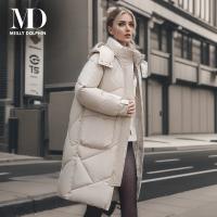 New Snow Wear Winter Coat for Women Down Jacket Warm Casual Loose Hooded Winter Women Jacket Long Parkas - details 7