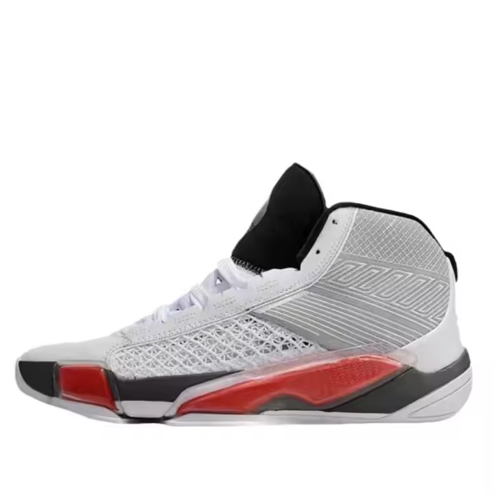 Zapatillas de Baloncesto Transpirables Resistentes al Desgaste Diseño Blanco y Negro - 1
