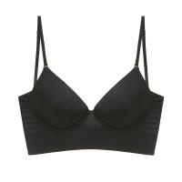 Lencería Sexy sin espalda para mujer, ropa interior con escote en V profundo, sujetador de realce de corte bajo, Bralette transpirable Invisible de espalda baja - details 12