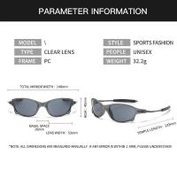 Gafas de sol deportivas coloridas para hombres y mujeres, gafas de sol a prueba de viento, 400, retro - details 4