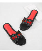 Sandalias de moda de verano 2025, chanclas de playa de una tira, zapatos planos de viaje para mujer - details 45