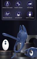 Leten-vibrador de eyaculación con Control remoto para hombre, anillo retardante de estimulación del clítoris, juguete sexual de penetración para pareja - details 0