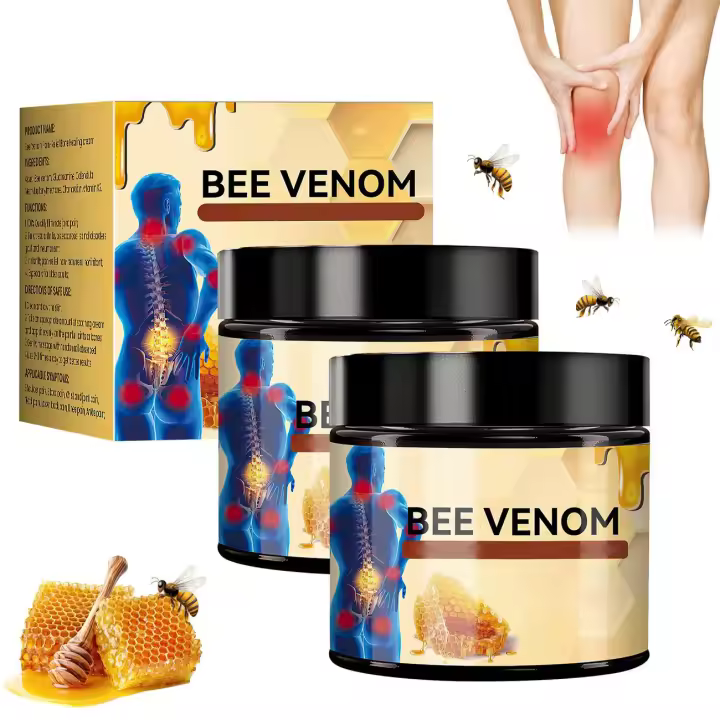Crema para articulaciones Advanced and Bone Professional, nuevo gel de veneno de abeja, para todas las partes del cuerpo (2 piezas) - 1