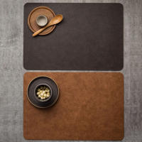 Manta de Mesa de Cuero Sólido de Lujo Ligero Impermeable, Resistente al Aceite, Aislante de Calor - details 9