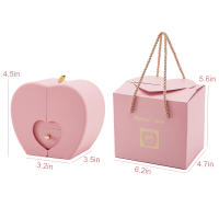 Collar Personalizado de Cobre con Colgante de Proyección 100 Lenguas Caja de Joyería en Forma de Manzana con Rosa Conservada Perfecto para el Día de la Madre - details 11