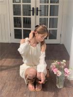 Blusa de verano a cuadros extragrande 2024 para niñas, traje de mujer, camisa de manga larga, pantalones de pierna ancha de cintura alta, trajes de dos piezas con pantalones cortos - details 36
