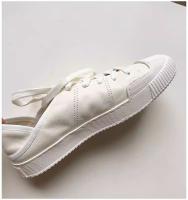 Primavera nuevos zapatos blancos de cuero para mujer, el verano delgado puede pisar el talón, zapatos casuales planos. - details 26