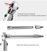 CXWXC-Juego de llaves de torsión para bicicleta, herramientas manuales de reparación de bicicletas, llave de trinquete bidireccional, aleación de 1/4 pulgadas, 1-25nm - details 5