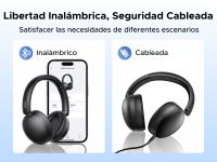 UGREEN HP205 Hi-Res Hitune Studio Max2 ANC Auriculares inalámbricos Bluetooth 5.4 Auriculares sobre la oreja con cancelación de ruido - details 8