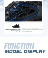 Zapatos de Seguridad para Hombres Punta de Acero, Comodidad de Cojín de Aire, a Prueba de Agujeros - details 8