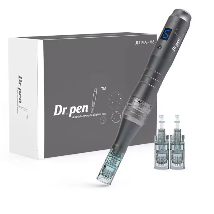 Dr Pen Ultima M8 pluma de microagujas profesional inalámbrica Derma Auto Pen el mejor Kit de herramientas para el cuidado de la piel para cara y cuerpo 2 uds 16 pines - 1